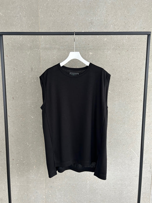 リヨセル天竺ボックスショルダータンク