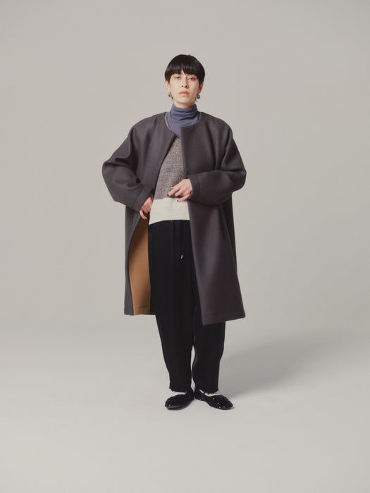 NEW SEASON：強撚天竺シアータートルネック長袖プルオーバー