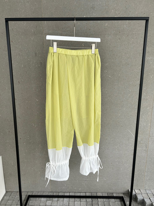 クリスピーナイロンギャザーパンツ