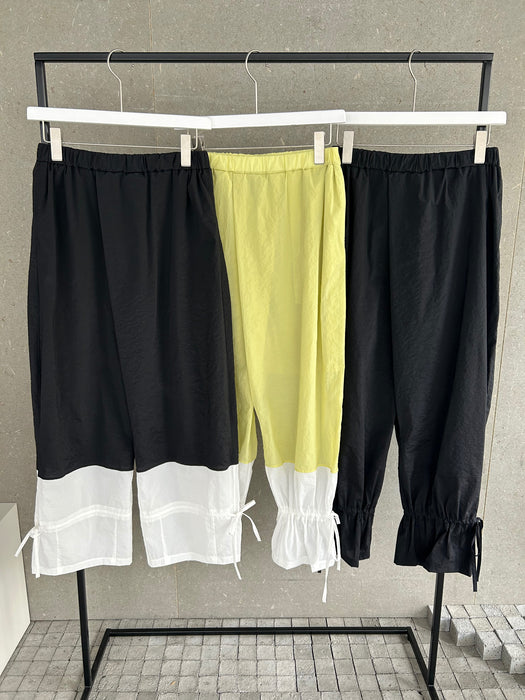 クリスピーナイロンギャザーパンツ