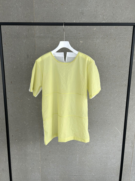 クリスピーナイロンバイカラーTEE