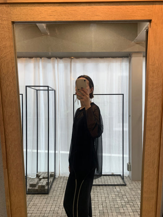 シアーシンプル長袖TEE