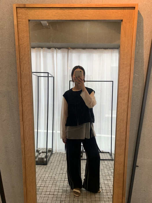 シアーシンプル長袖TEE