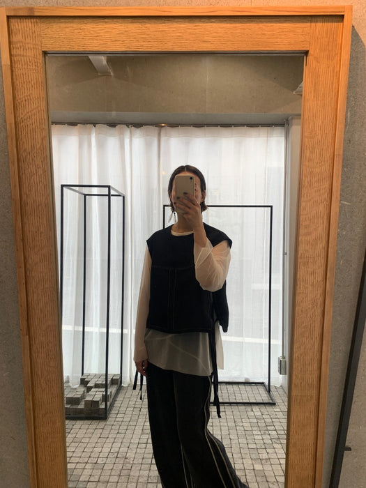 シアーシンプル長袖TEE