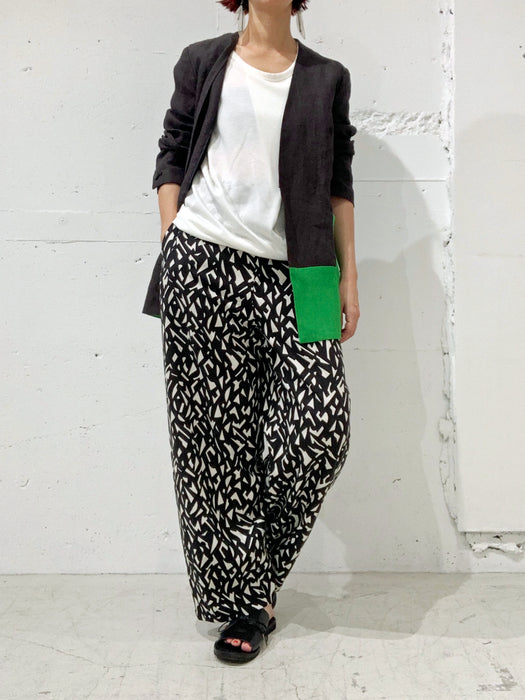 THE ARCHIVE：ヘンプコントラスト切り替えジャケット