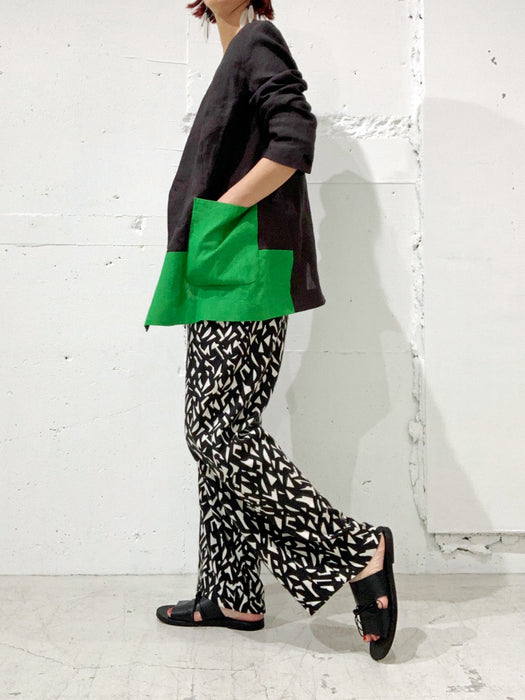 THE ARCHIVE：ヘンプコントラスト切り替えジャケット