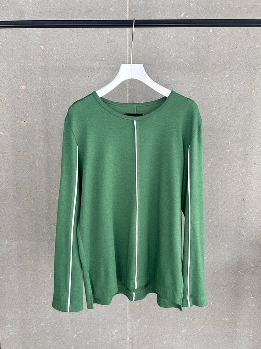 NEW SEASON：コットンカシミヤ長袖プルオーバー