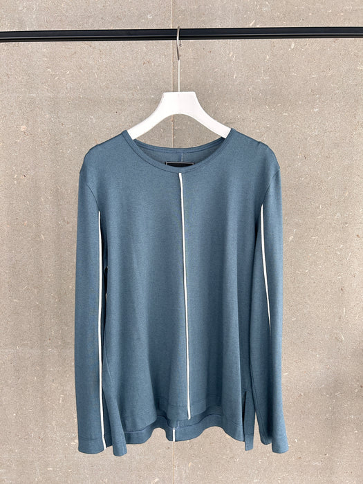 NEW SEASON：コットンカシミヤ長袖プルオーバー