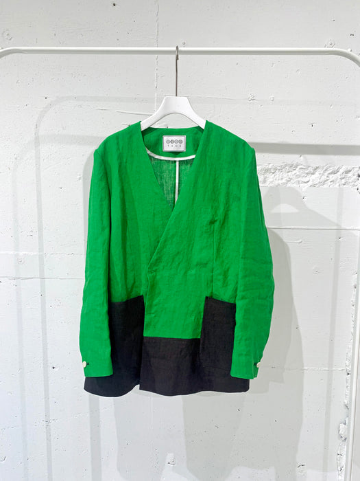 THE ARCHIVE：ヘンプコントラスト切り替えジャケット