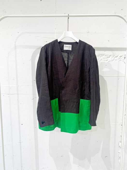 THE ARCHIVE：ヘンプコントラスト切り替えジャケット