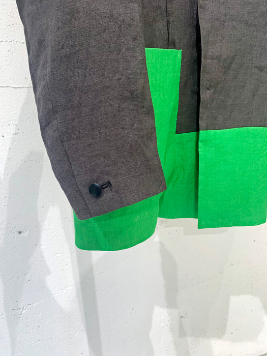 THE ARCHIVE：ヘンプコントラスト切り替えジャケット