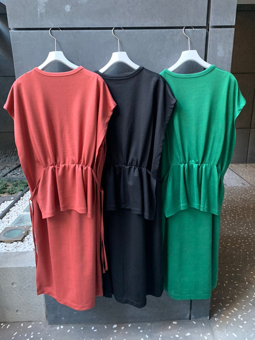 THE ARCHIVE：リヨセル天竺レイヤードフローティングドレス