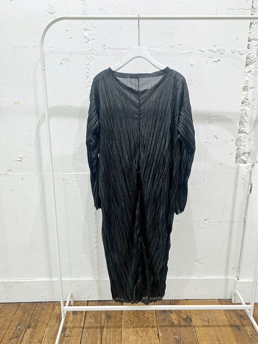 Sheer washer jersey overdress