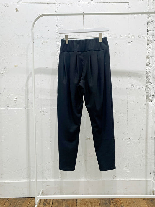 Compressed wool jersey jodhpurs trousers