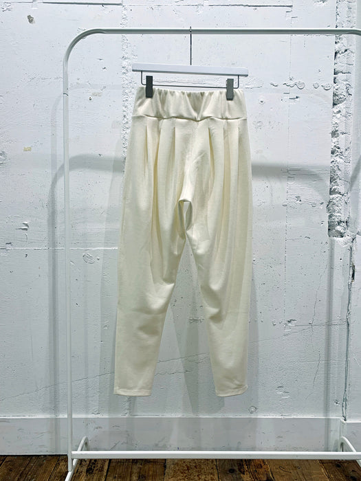 Compressed wool jersey jodhpurs trousers