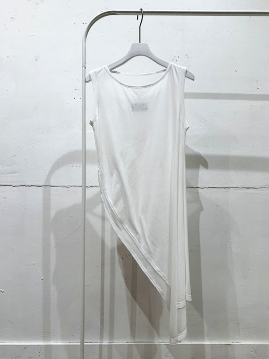 Modal rayon jersey asymmetric tank