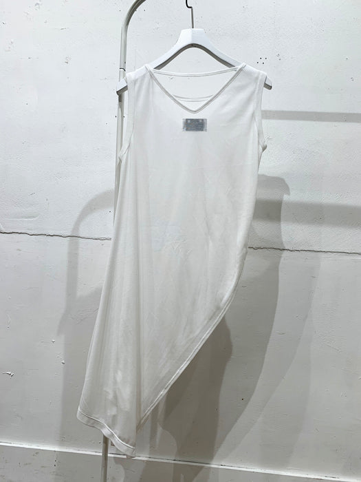 Modal rayon jersey asymmetric tank