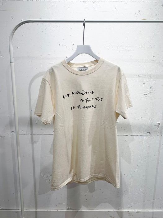 Print Tee : hand writing 