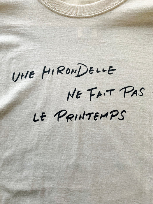 Print Tee : hand writing 