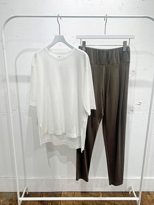 リヨセル天竺半袖Tシャツ・パンツ：セットアップ