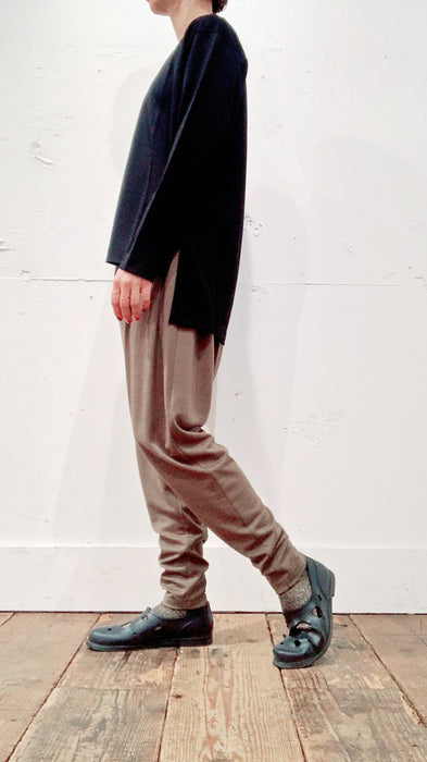 リヨセル天竺長袖Tシャツ・パンツ：セットアップ