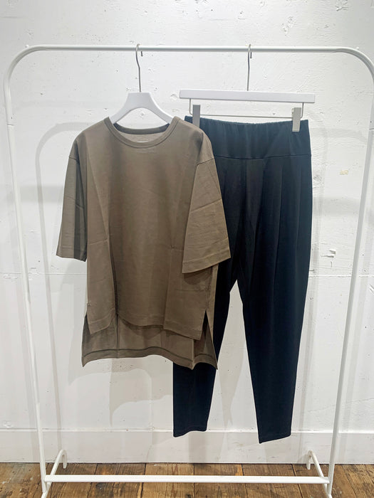 リヨセル天竺半袖Tシャツ・パンツ：セットアップ