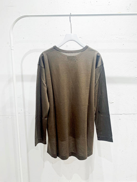 リヨセル天竺長袖Tシャツ・パンツ：セットアップ