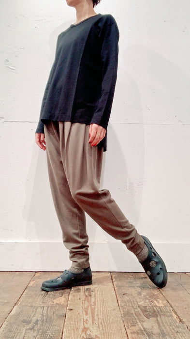 リヨセル天竺長袖Tシャツ・パンツ：セットアップ