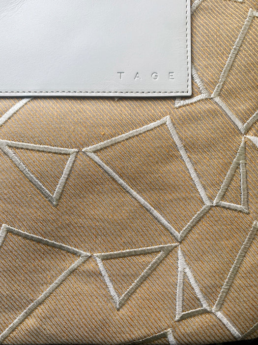 THE ARCHIVE：SQUARE CLUTCH：スクエアクラッチフラグメンツ刺しゅう