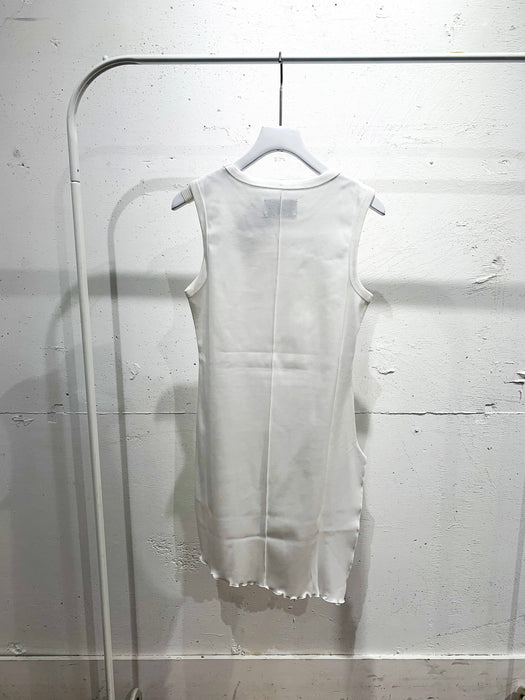 THE ARCHIVE：コットンフライスアシンメトリータンクトップ