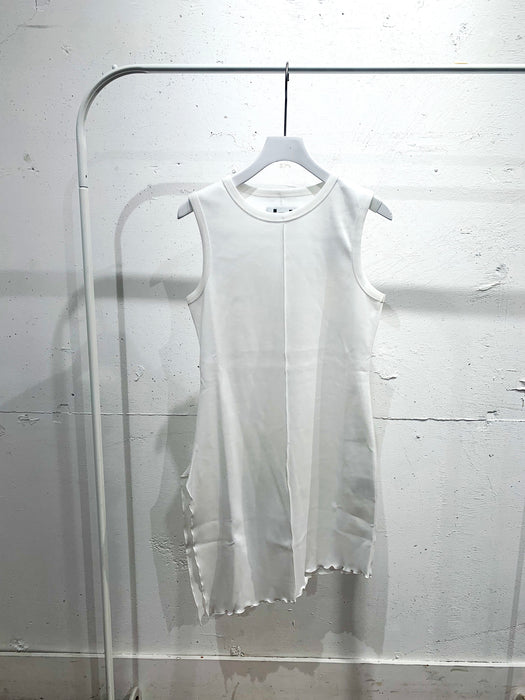 THE ARCHIVE：コットンフライスアシンメトリータンクトップ