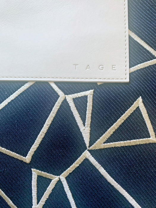 THE ARCHIVE：SQUARE CLUTCH：スクエアクラッチフラグメンツ刺しゅう