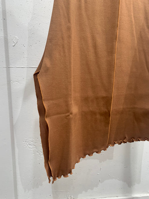 THE ARCHIVE：コットンフライスアシンメトリータンクトップ