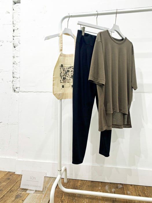 リヨセル天竺半袖Tシャツ・パンツ：セットアップ