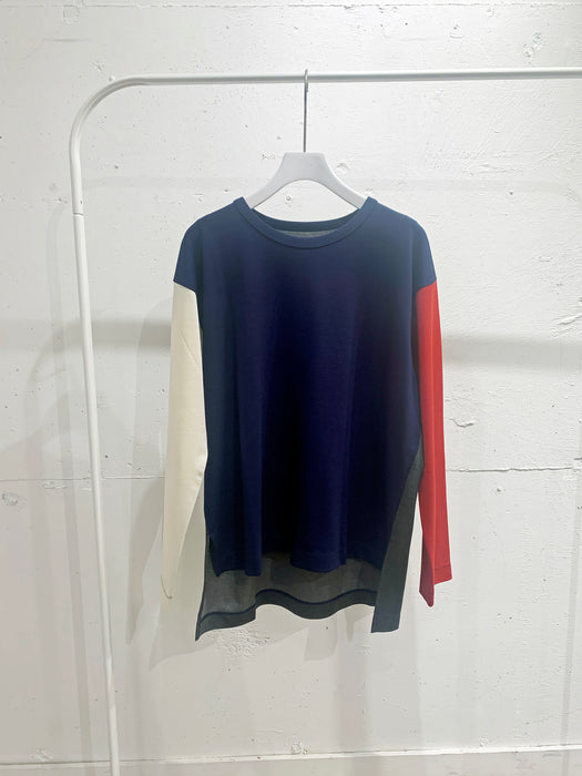 THE ARCHIVE：ポンチ素材４カラー切り替えプルオーバー