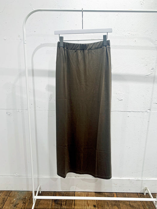 リヨセル天竺タンクトップ・ロングスカート：セットアップ